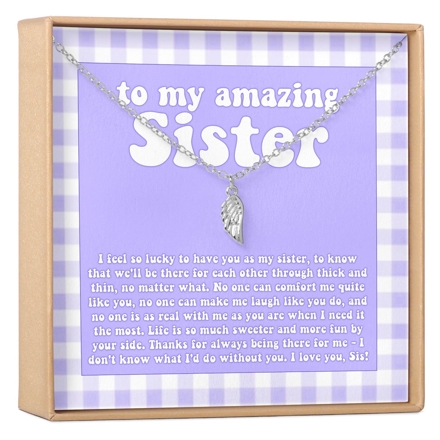 Sisters Wing Necklace