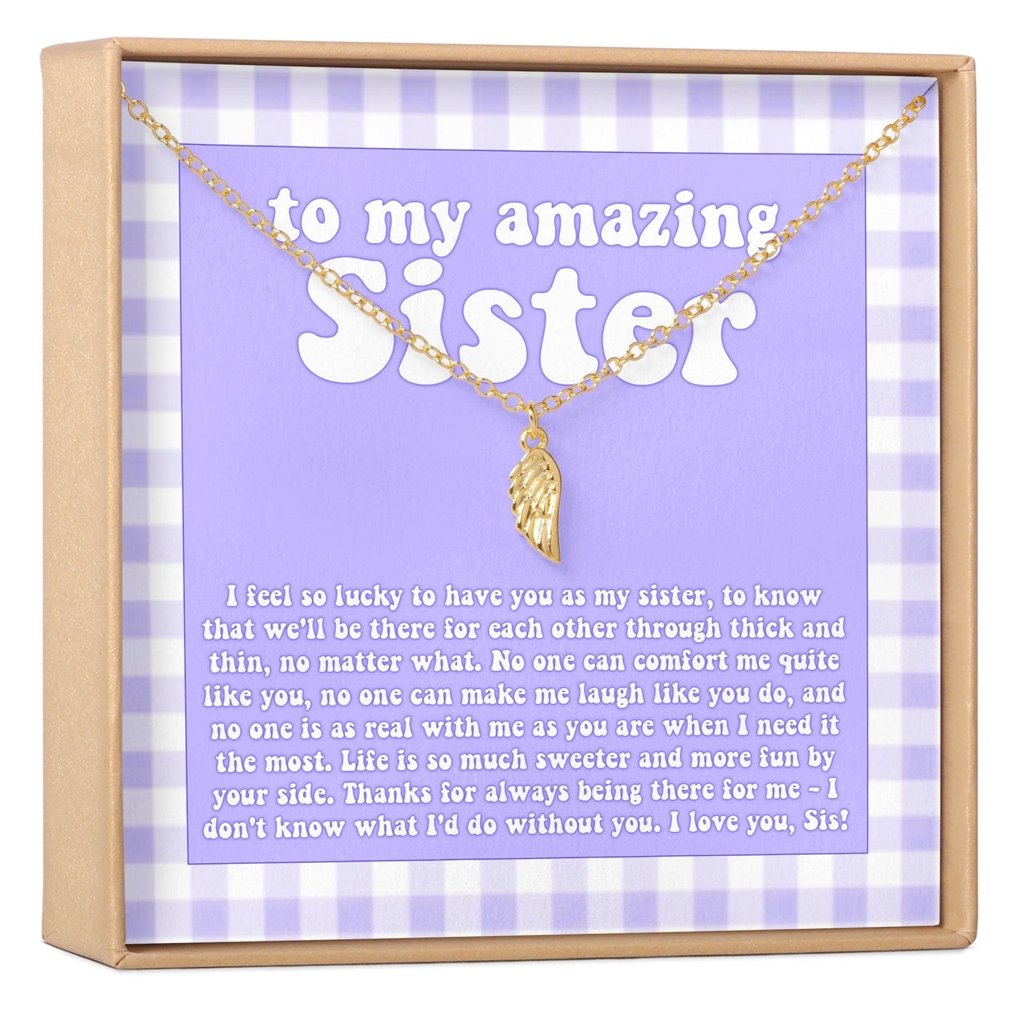 Sisters Wing Necklace