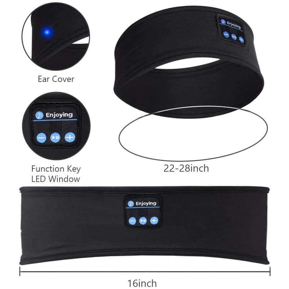 Bandeau Bluetooth avec écouteurs de sommeil