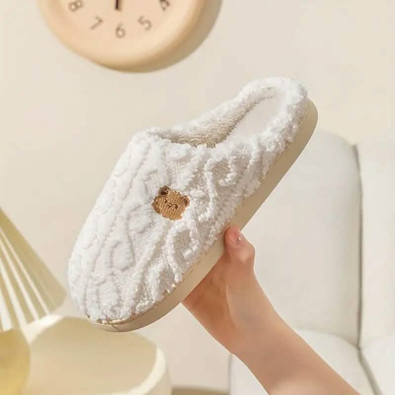 スリップオン ソフトソール フラット 滑り止め暖かいスリッパ
