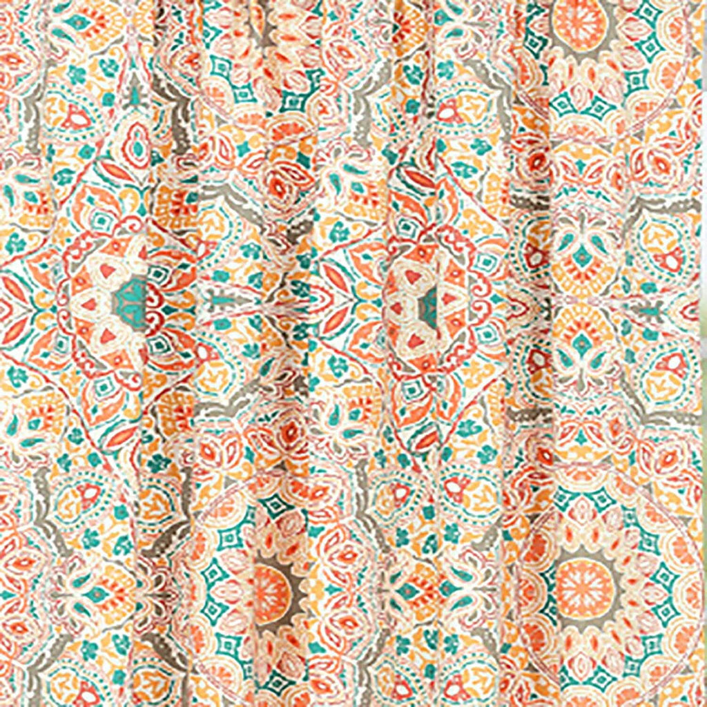 2-Piece Set: Sloane Street Cozumel Medallion Window Curtain Panel Pair