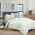 Sloane Street Hexagon Strié Stripe Reversible Bed in a Bag