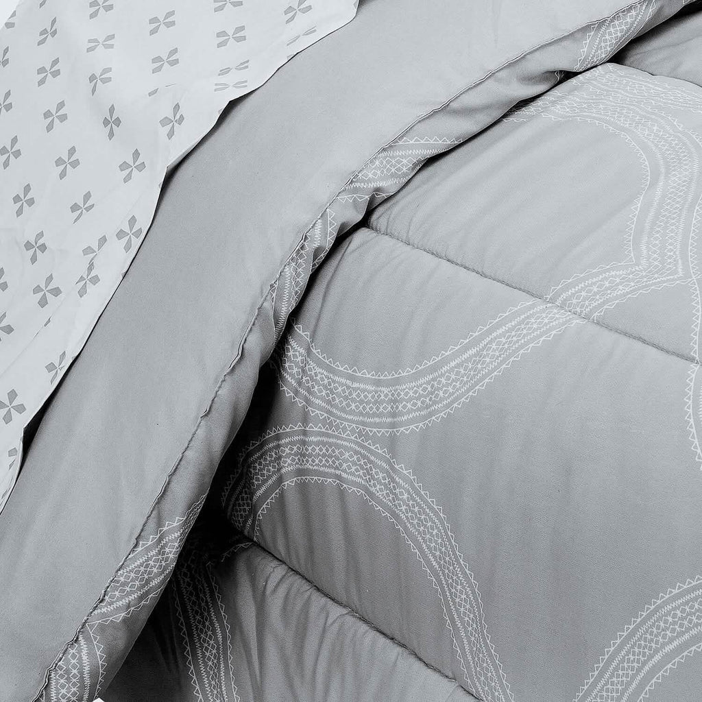 Parure de lit Ogee Sloane Street avec couette réversible unie