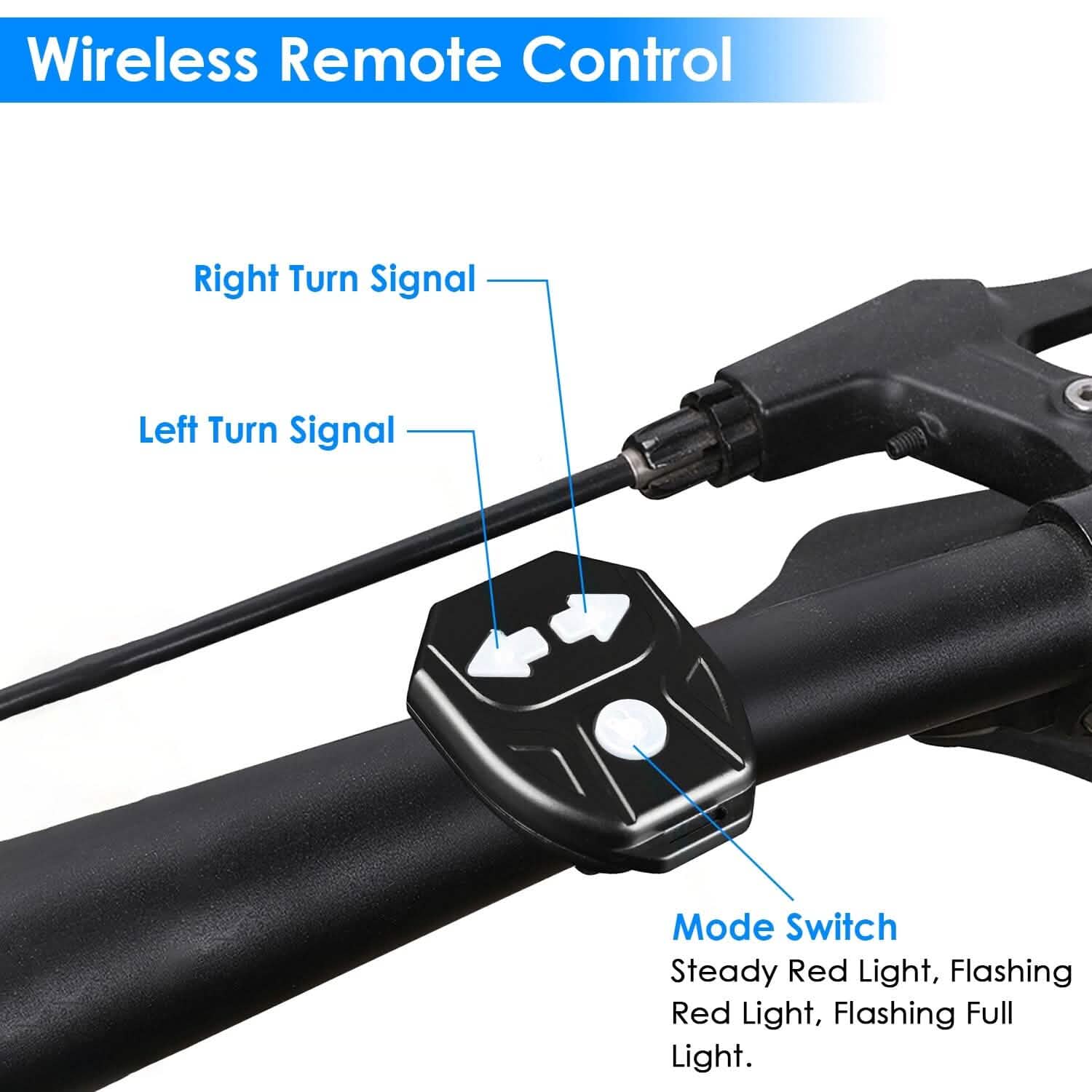 Smart Bike Tail Light USB Rechargeable LED Bicycle Rear Light