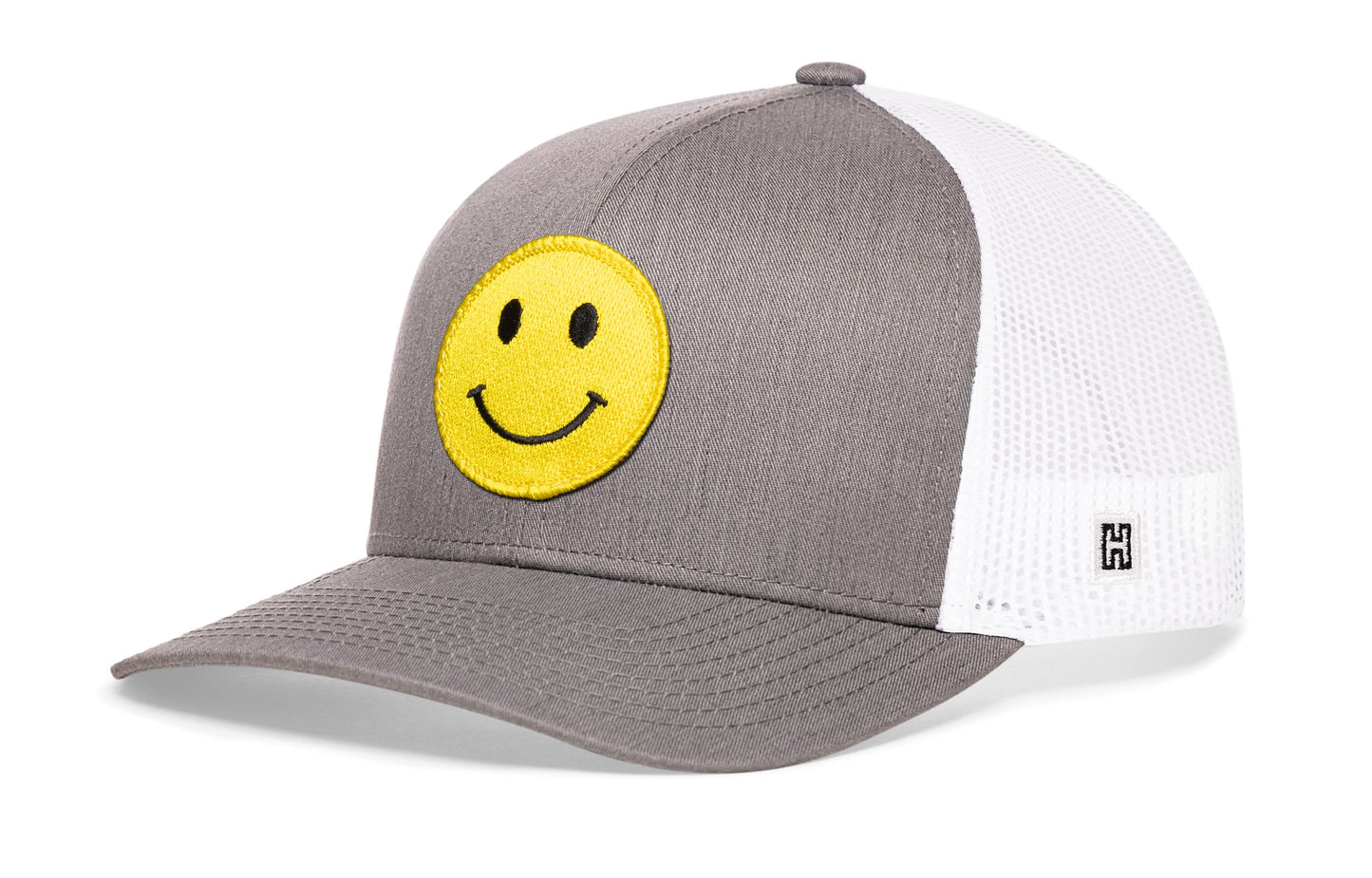 Smiley Face Trucker Hat  |  Emoji Snapback