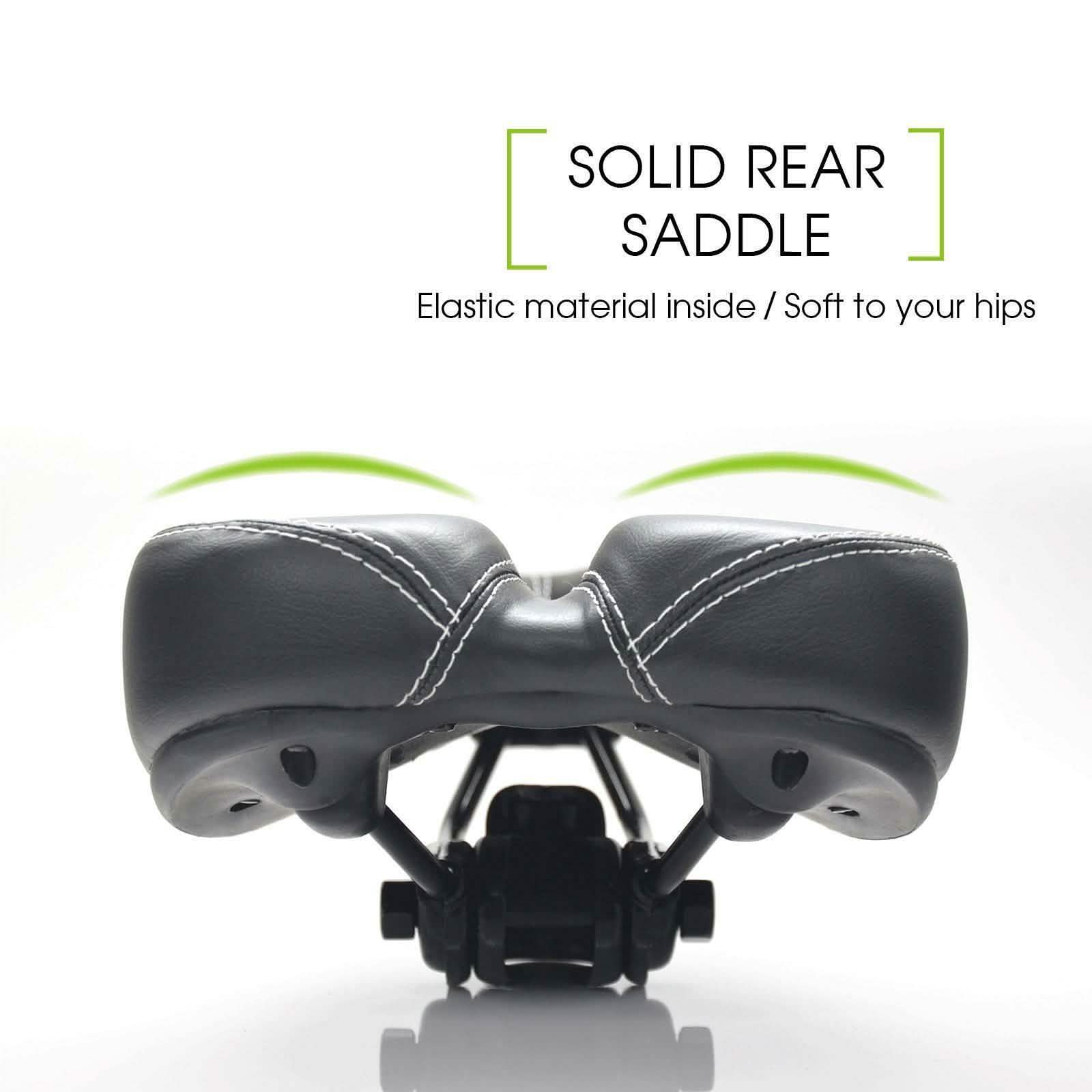 Soft Leather Hollow Bicycle Saddle Seat