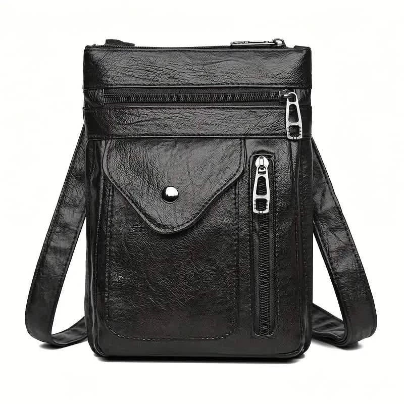 Sac bandoulière femme en similicuir souple