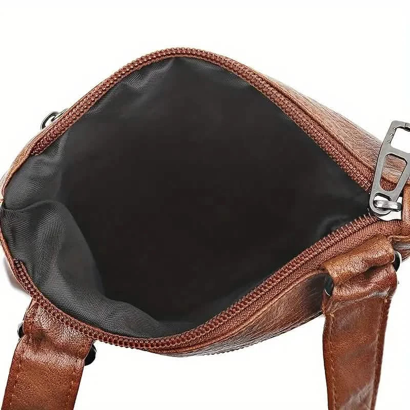 Sac bandoulière femme en similicuir souple