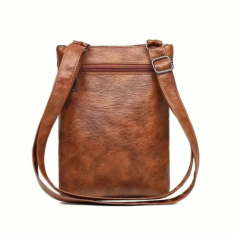 Sac bandoulière femme en similicuir souple