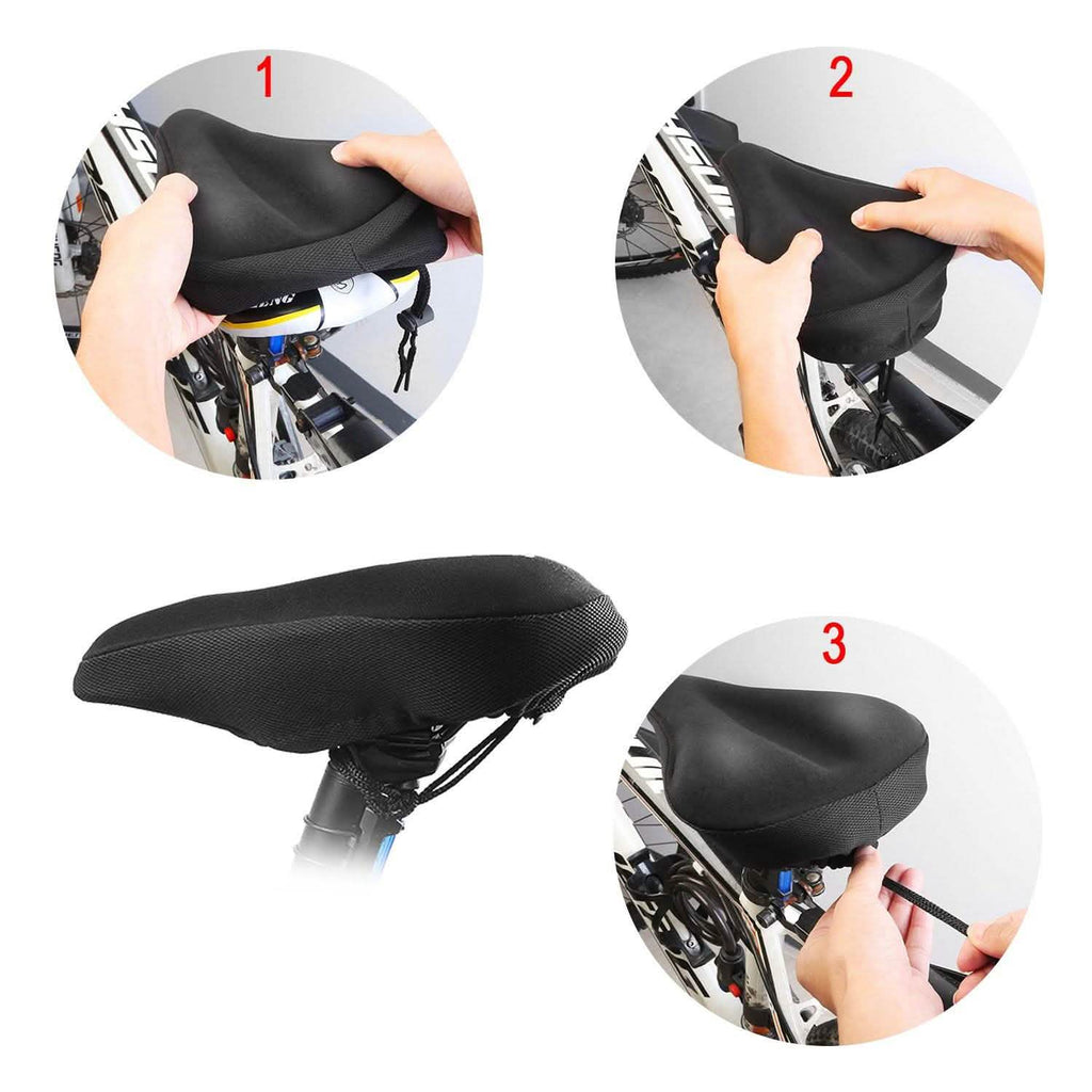 Soft Silicone Gel Bike Seat Saddle Cushion Cover