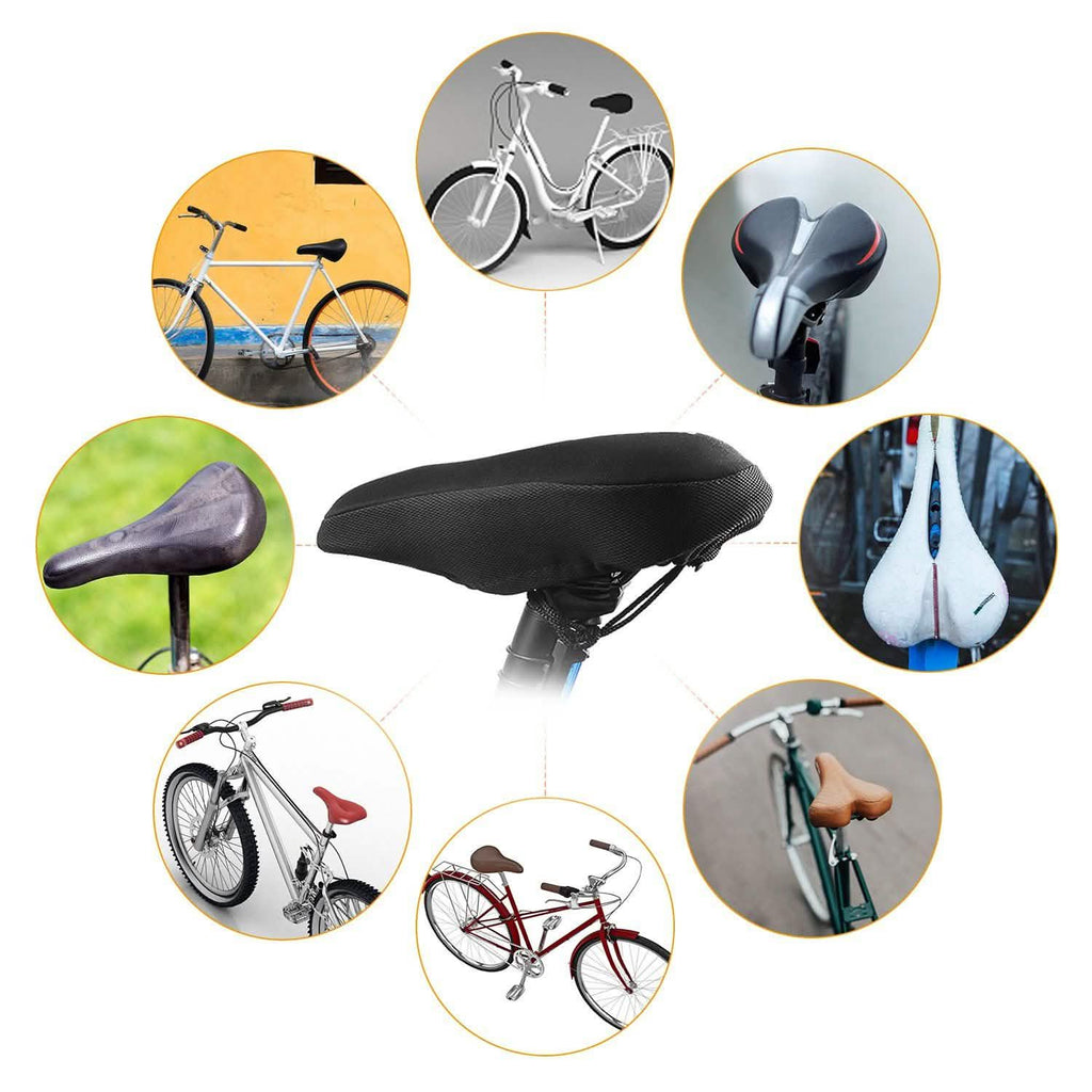Soft Silicone Gel Bike Seat Saddle Cushion Cover