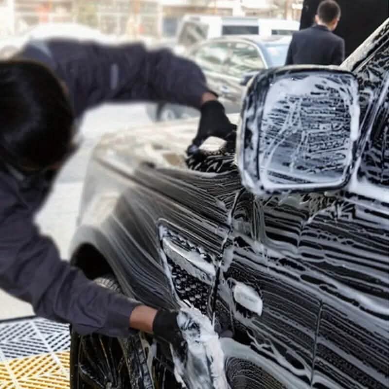 Mitaine de nettoyage de voiture en laine douce