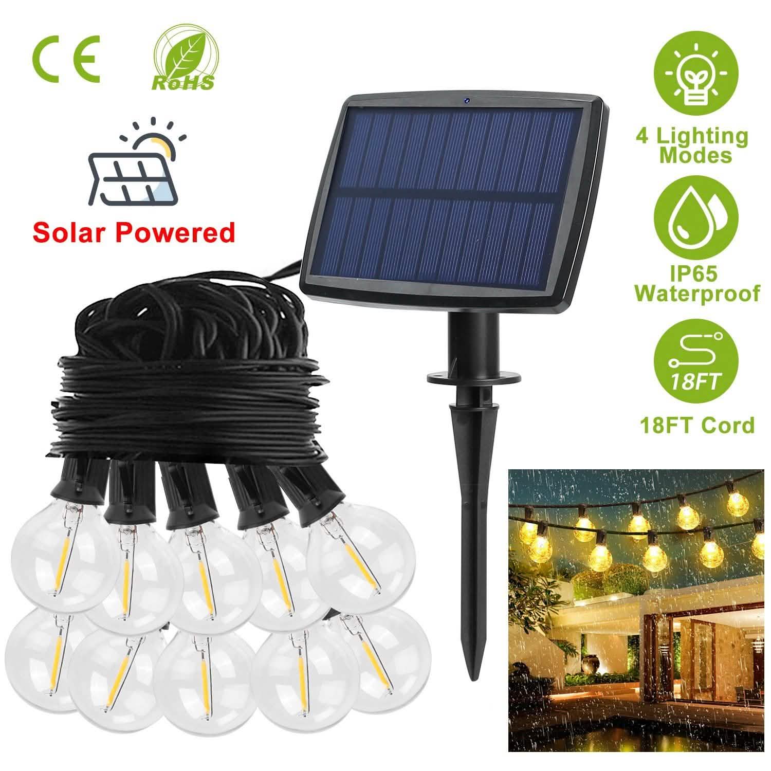 Solar Globe String Light Waterball LED
