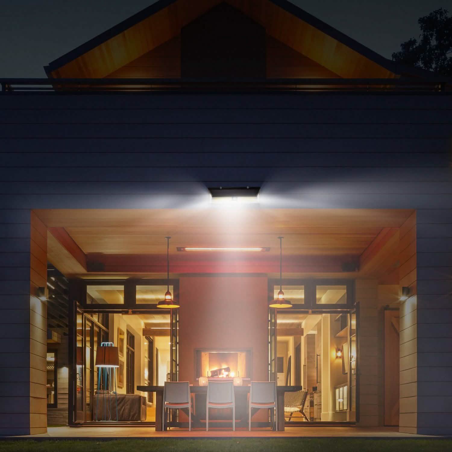 Lampes solaires 180 LEDS Lampe murale solaire