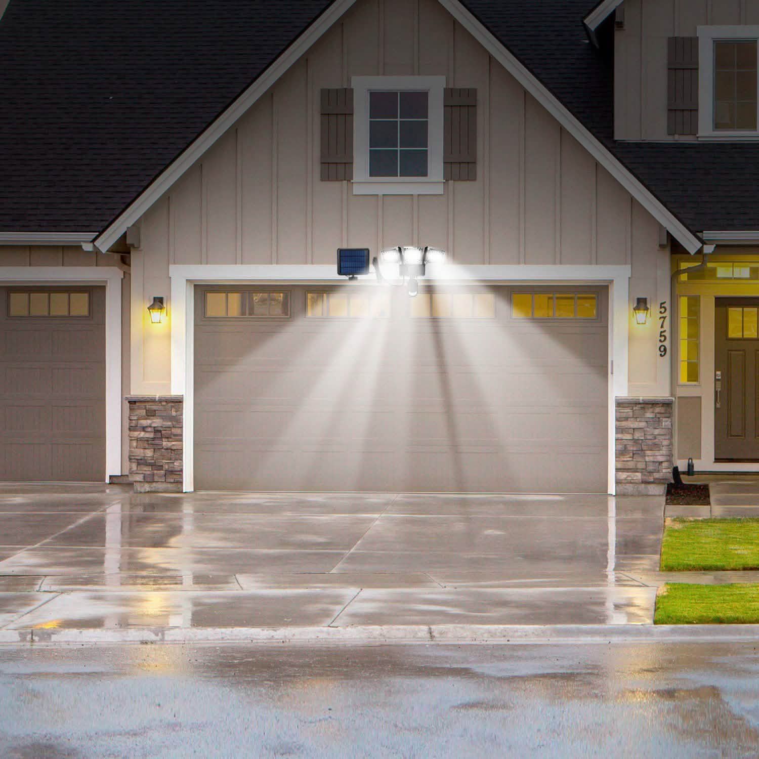 Lampes solaires d'extérieur 188 LED