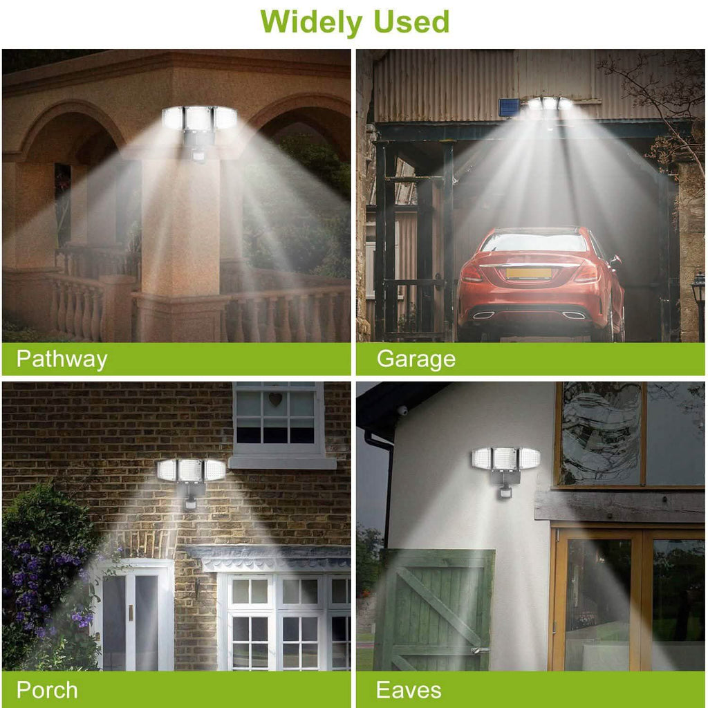Lampes solaires d'extérieur 188 LED