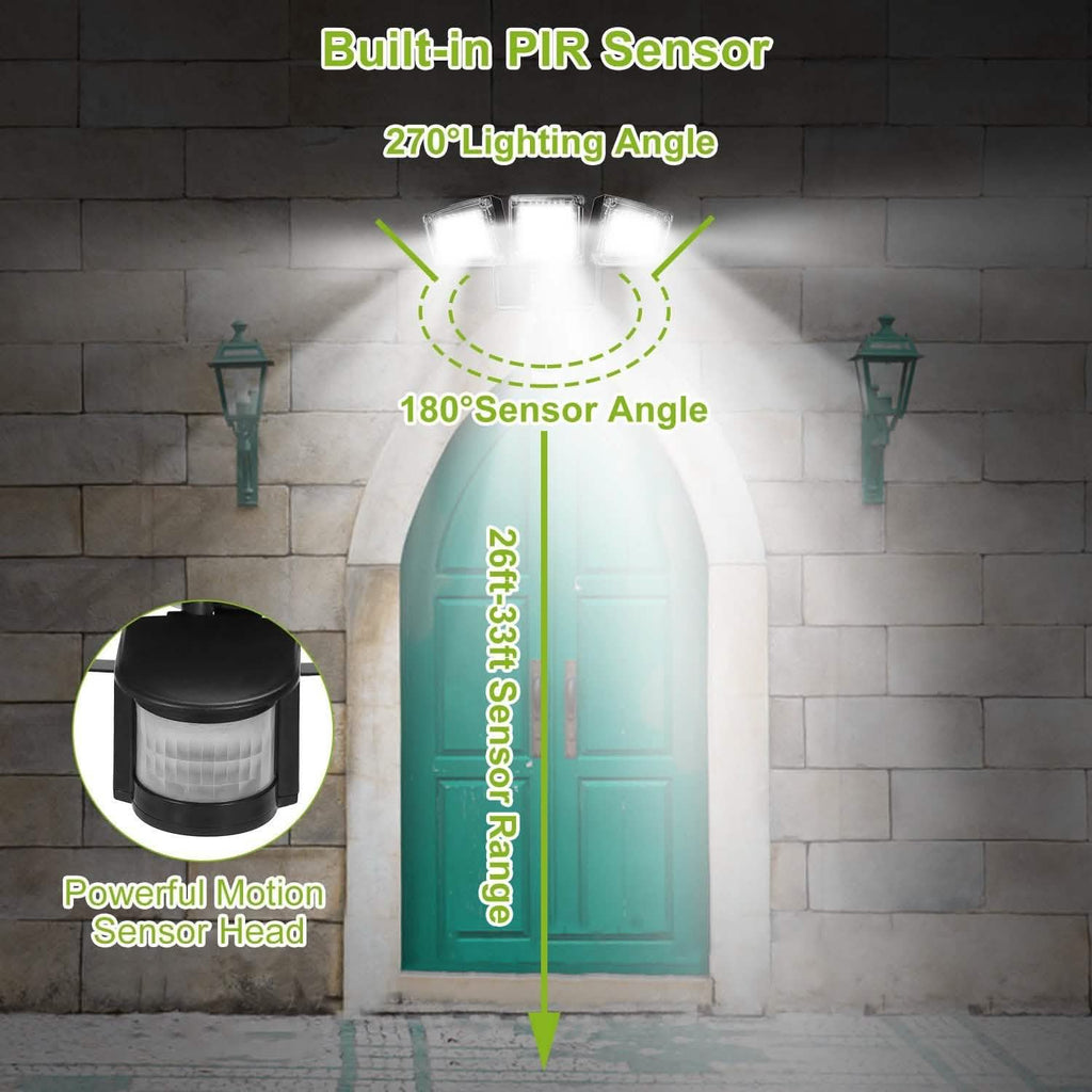 Lampes solaires d'extérieur 188 LED