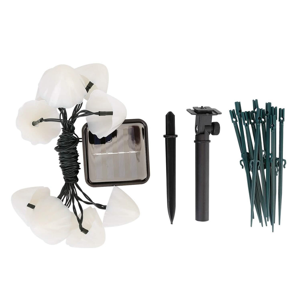 Solar Mushroom Lights Outdoor Decoration 10 LED Light Stake