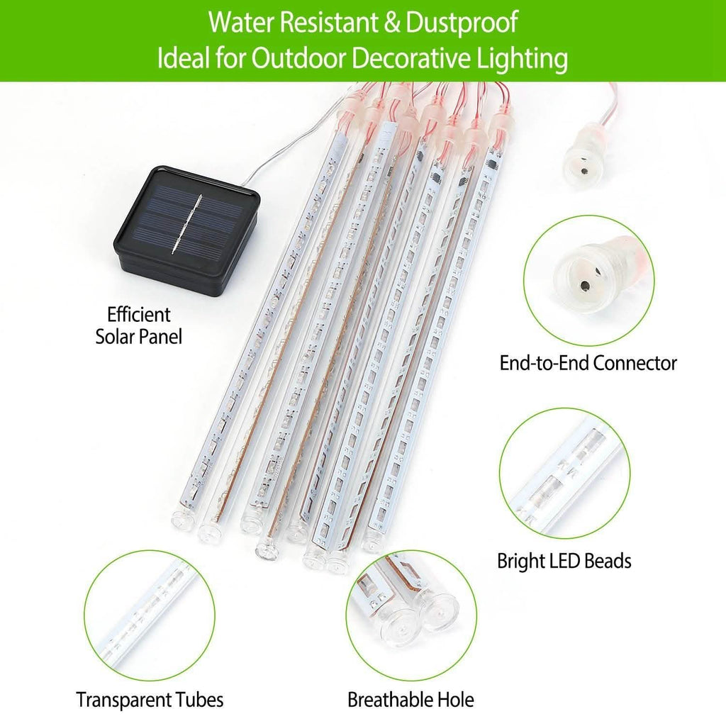 Solar Powered Meteor Shower String Light