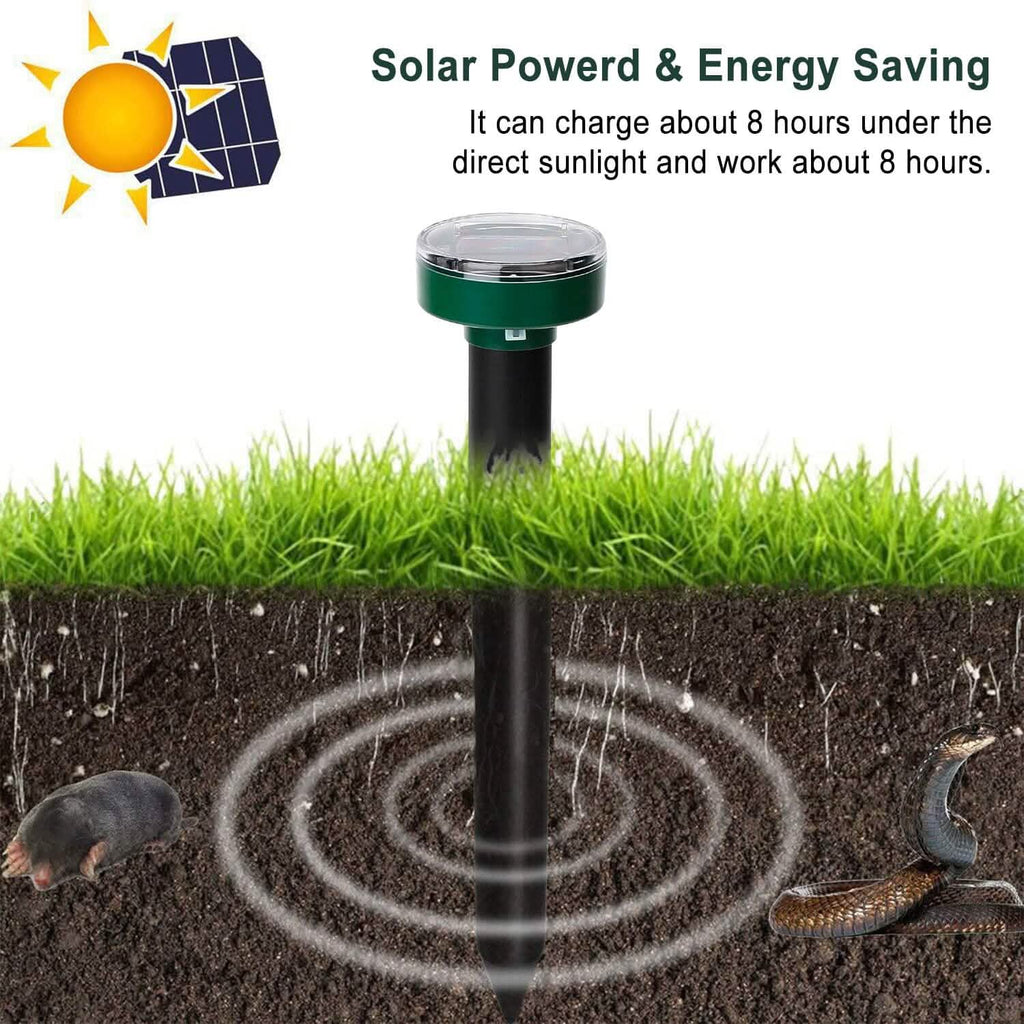 Solar Powered Mole Repeller