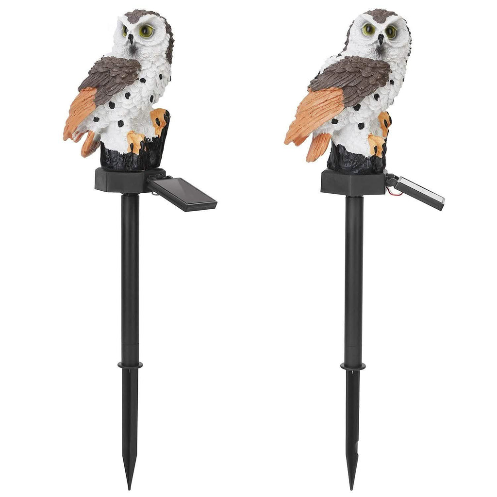 Lampe de jardin solaire Hibou étanche IP65