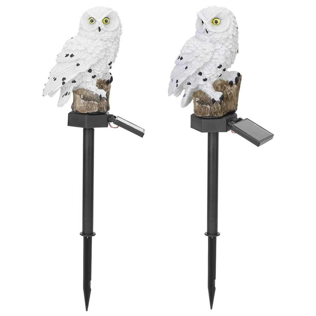 Lampe de jardin solaire Hibou étanche IP65