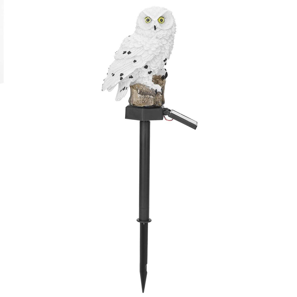 Lampe de jardin solaire Hibou étanche IP65