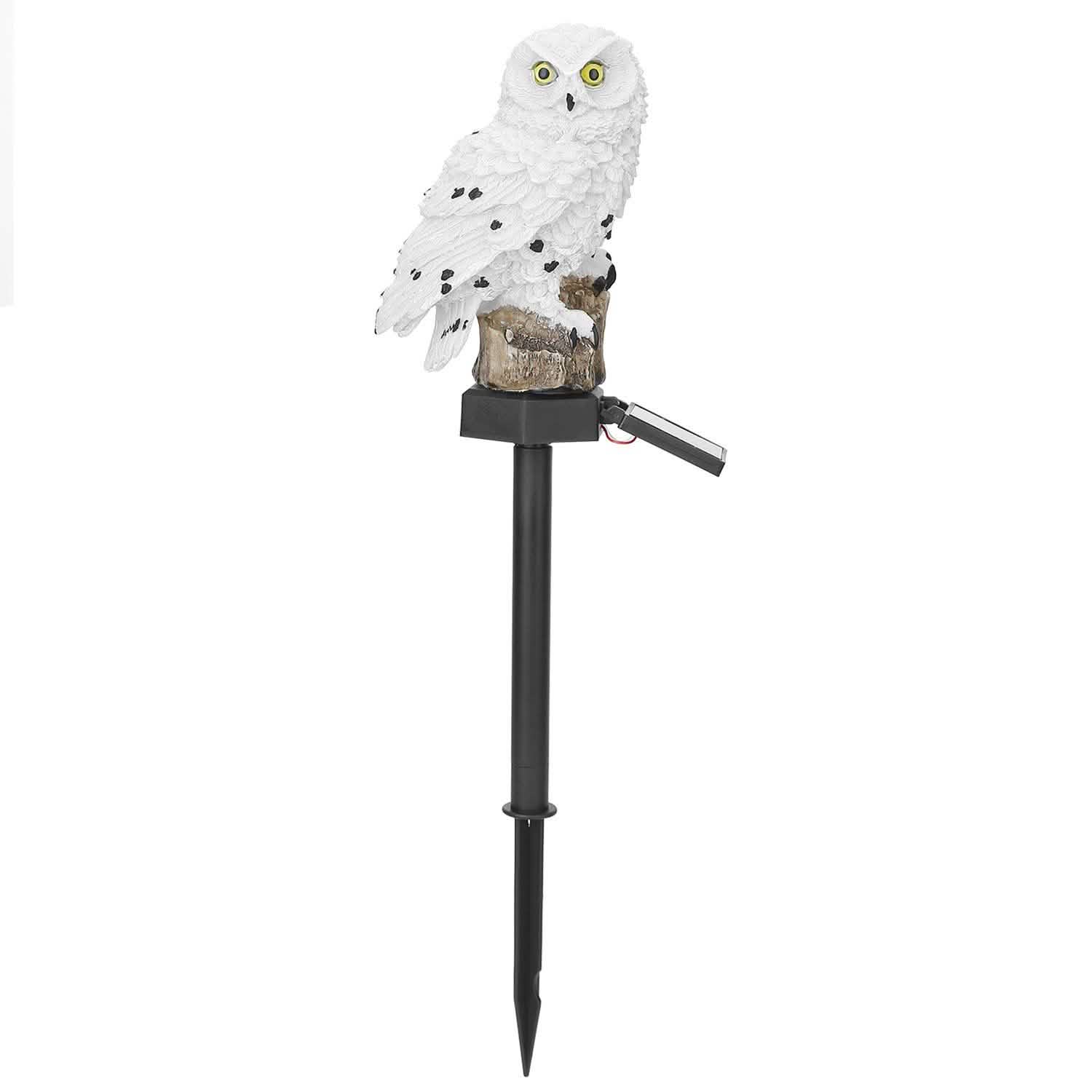 Lampe de jardin solaire Hibou étanche IP65