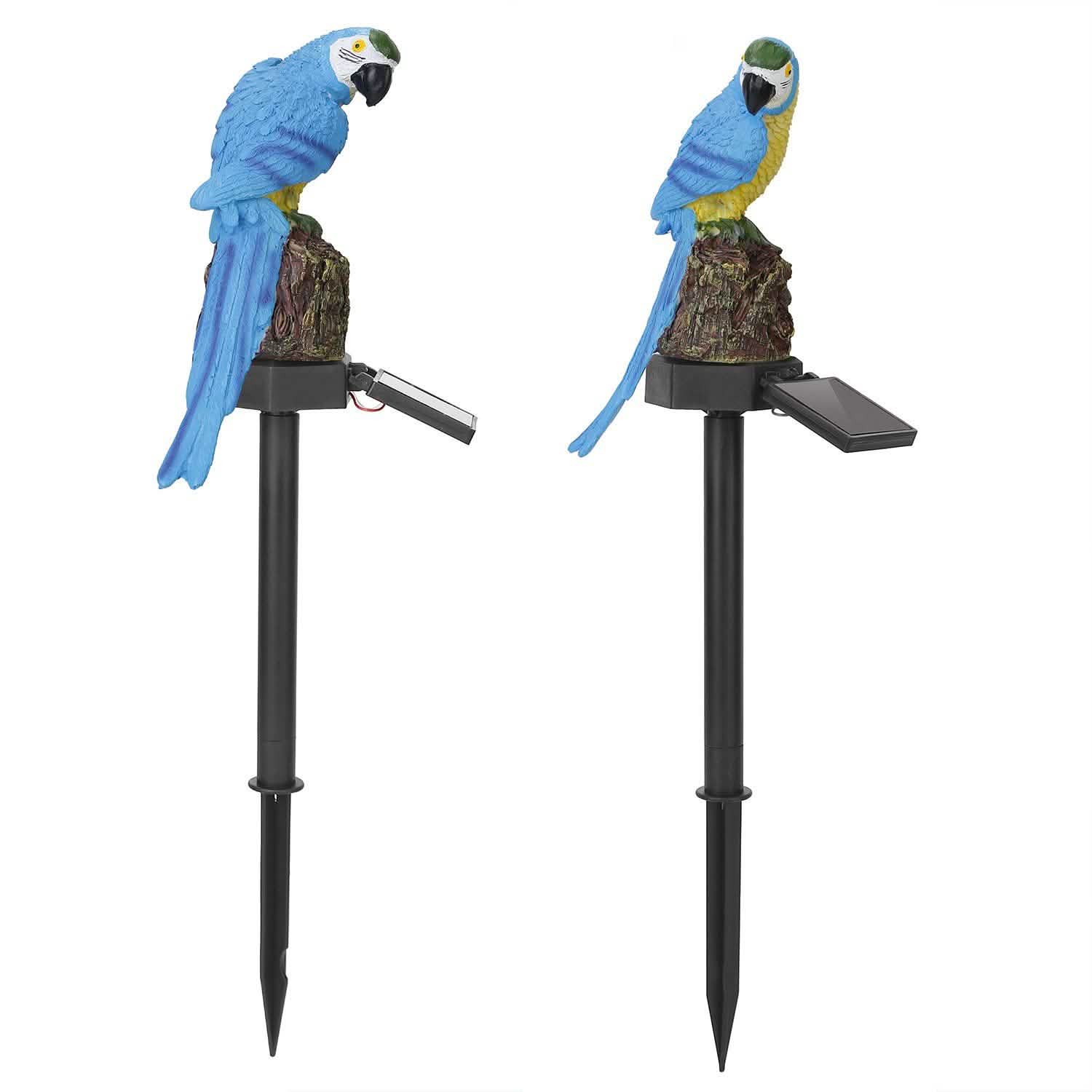 Lampe de jardin LED étanche IP65 à énergie solaire en forme de perroquet