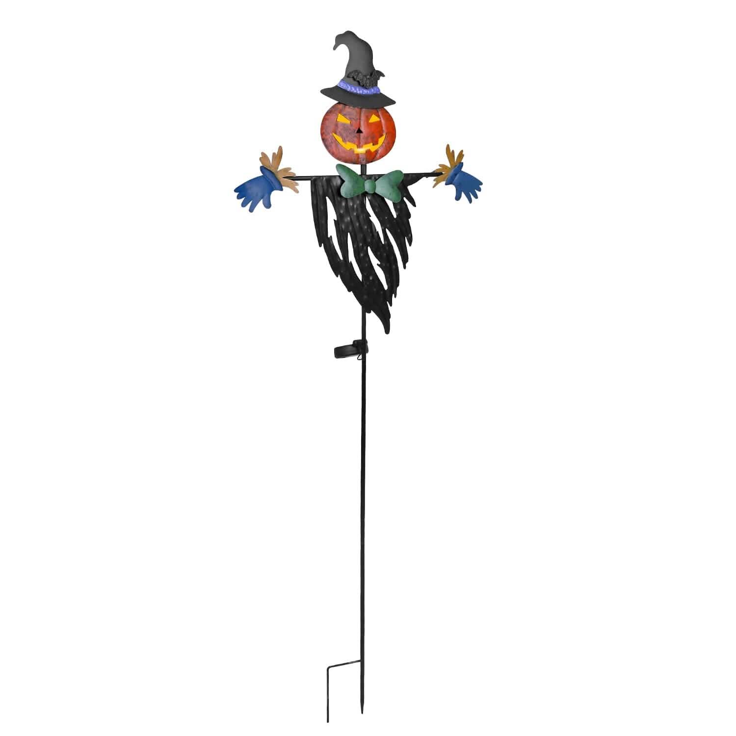 Solar Powered Scarecrow Shape Stake Light Halloween Decoration