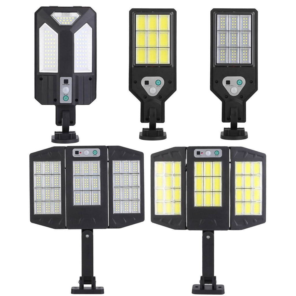 Solar Wall Light Outdoor Beads PIR Motion Sensor Remote Control Wireless Lamps