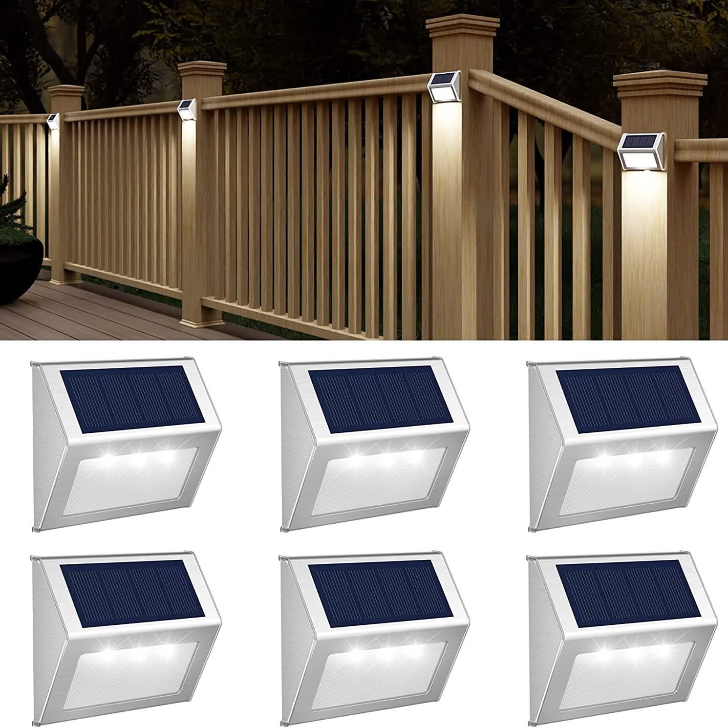 Lampes solaires étanches d'extérieur