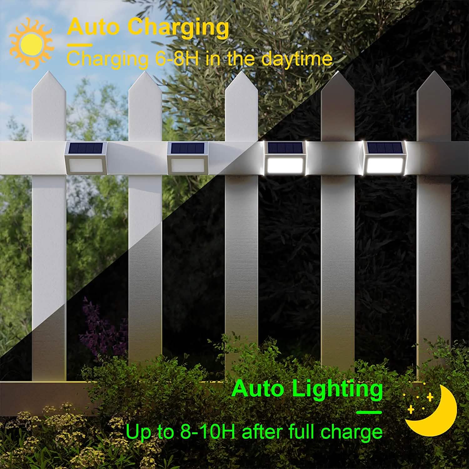 Lampes solaires étanches d'extérieur