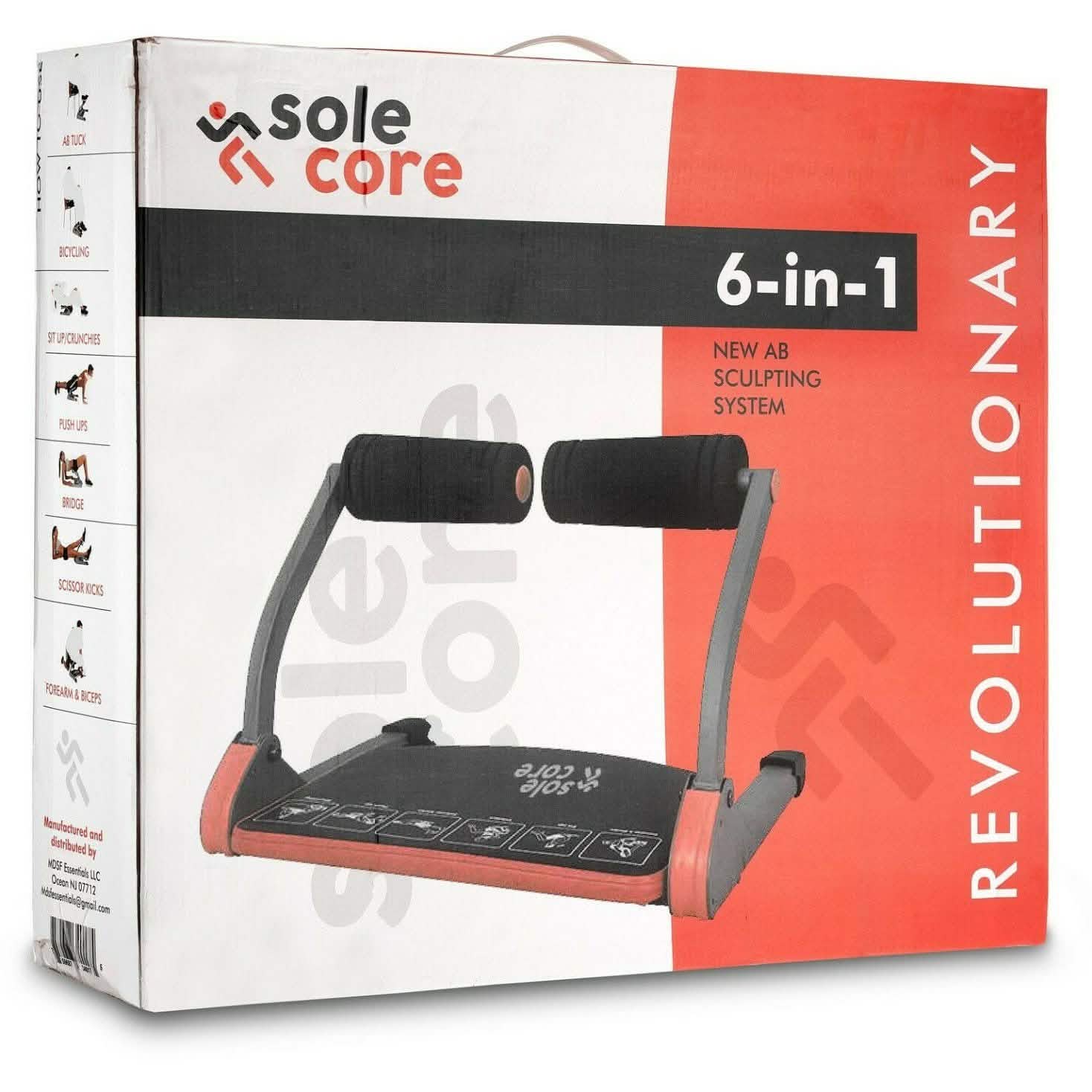 Système de musculation abdominale 6-en-1 SoleCore Smart Fitness