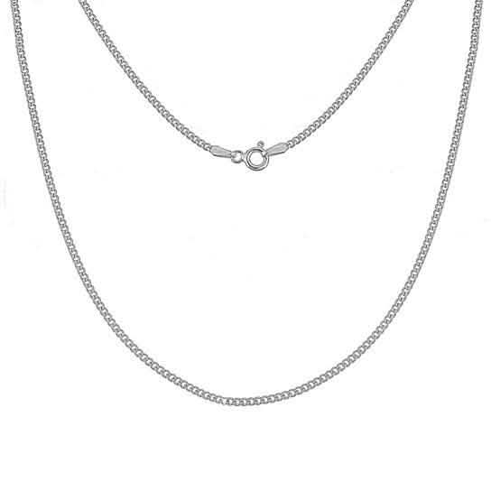 Solid .925 Sterling Silver Curb Link Chain Unisex Necklace