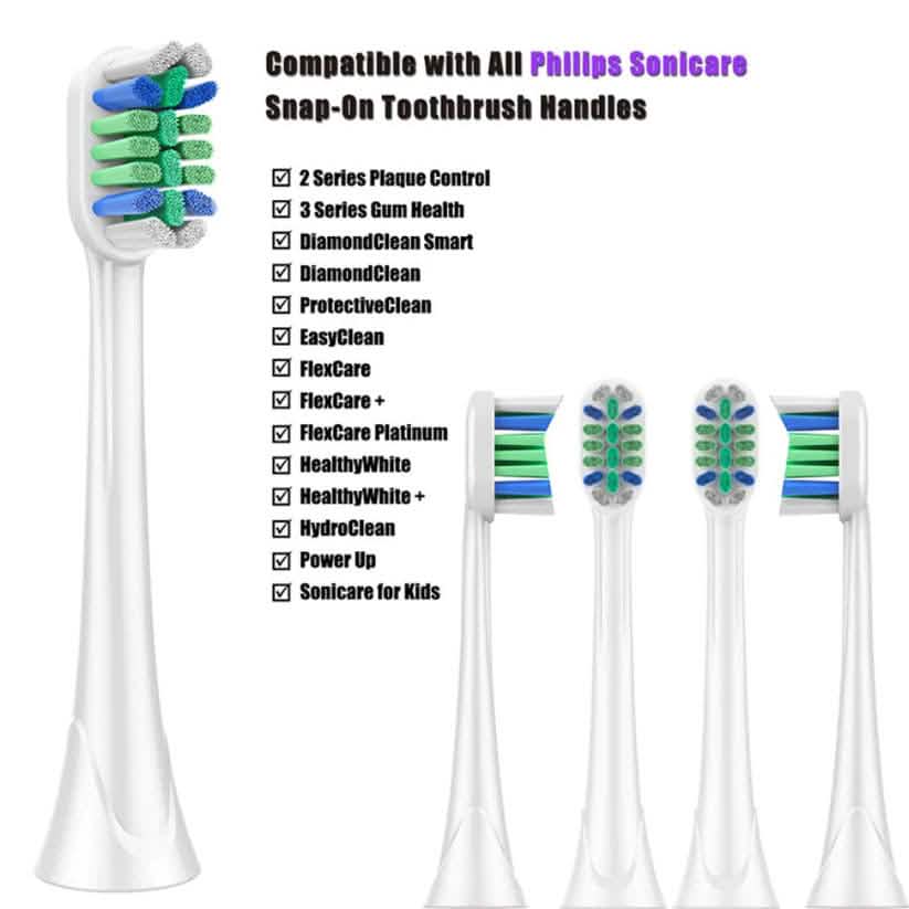Têtes de brosse à dents de rechange Sonic