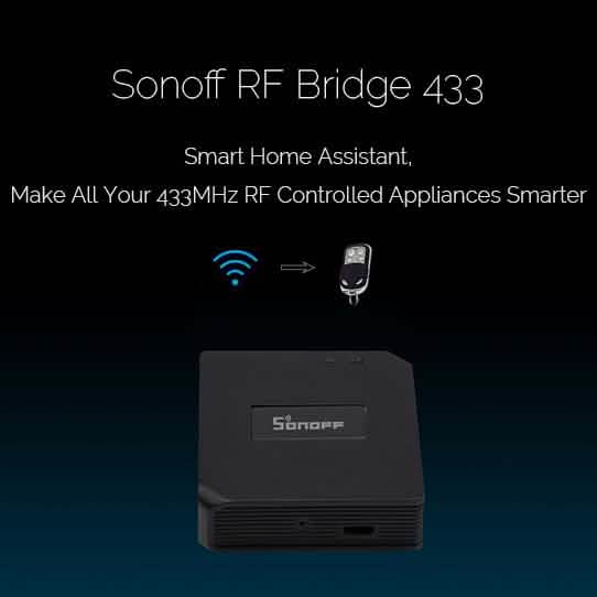 SONOFF® RFブリッジ WIFI 433 MHz 交換用スマートホームオートメーションユニバーサルスイッチ