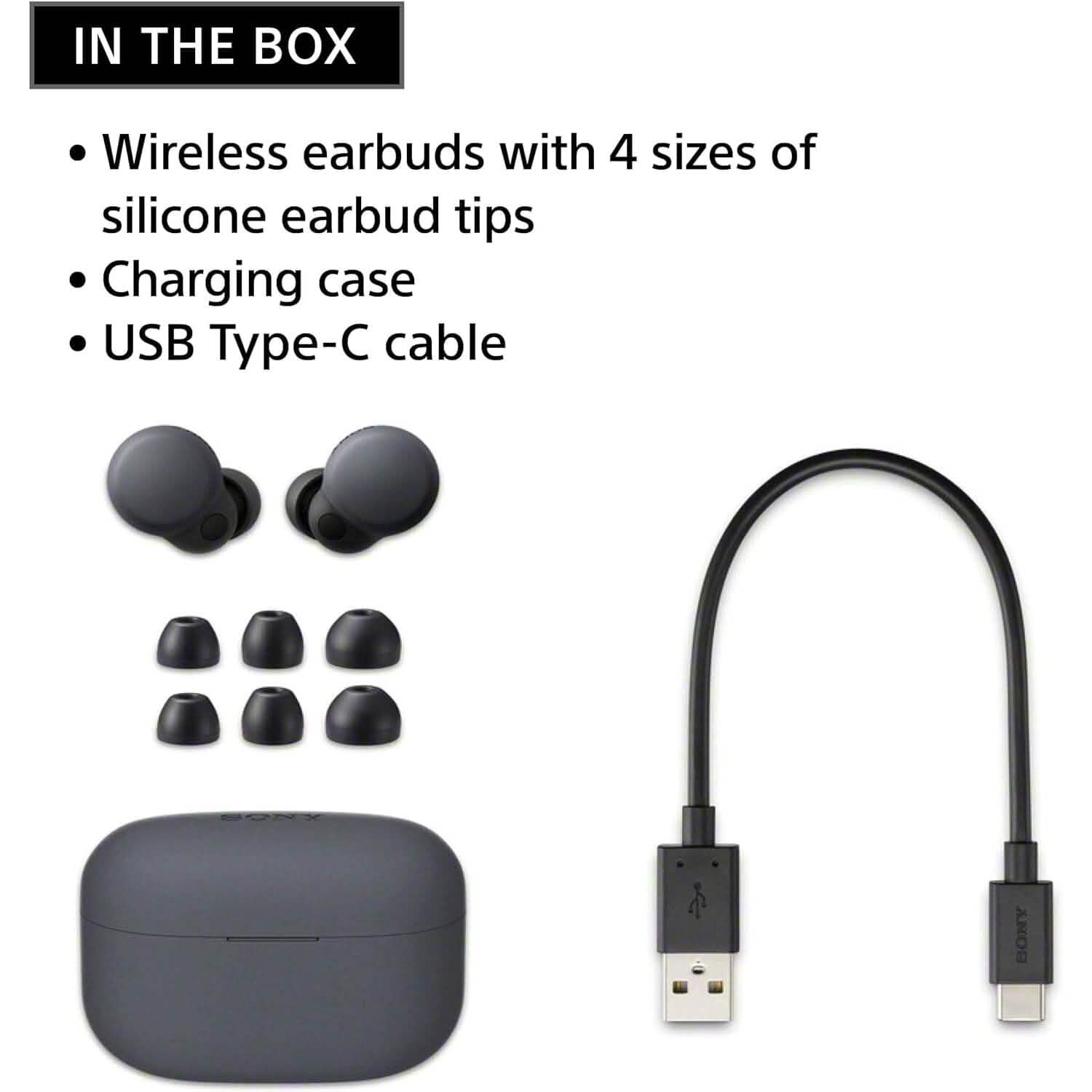 Écouteurs sans fil avec annulation de bruit Sony LinkBuds S avec Alexa intégré (reconditionnés)