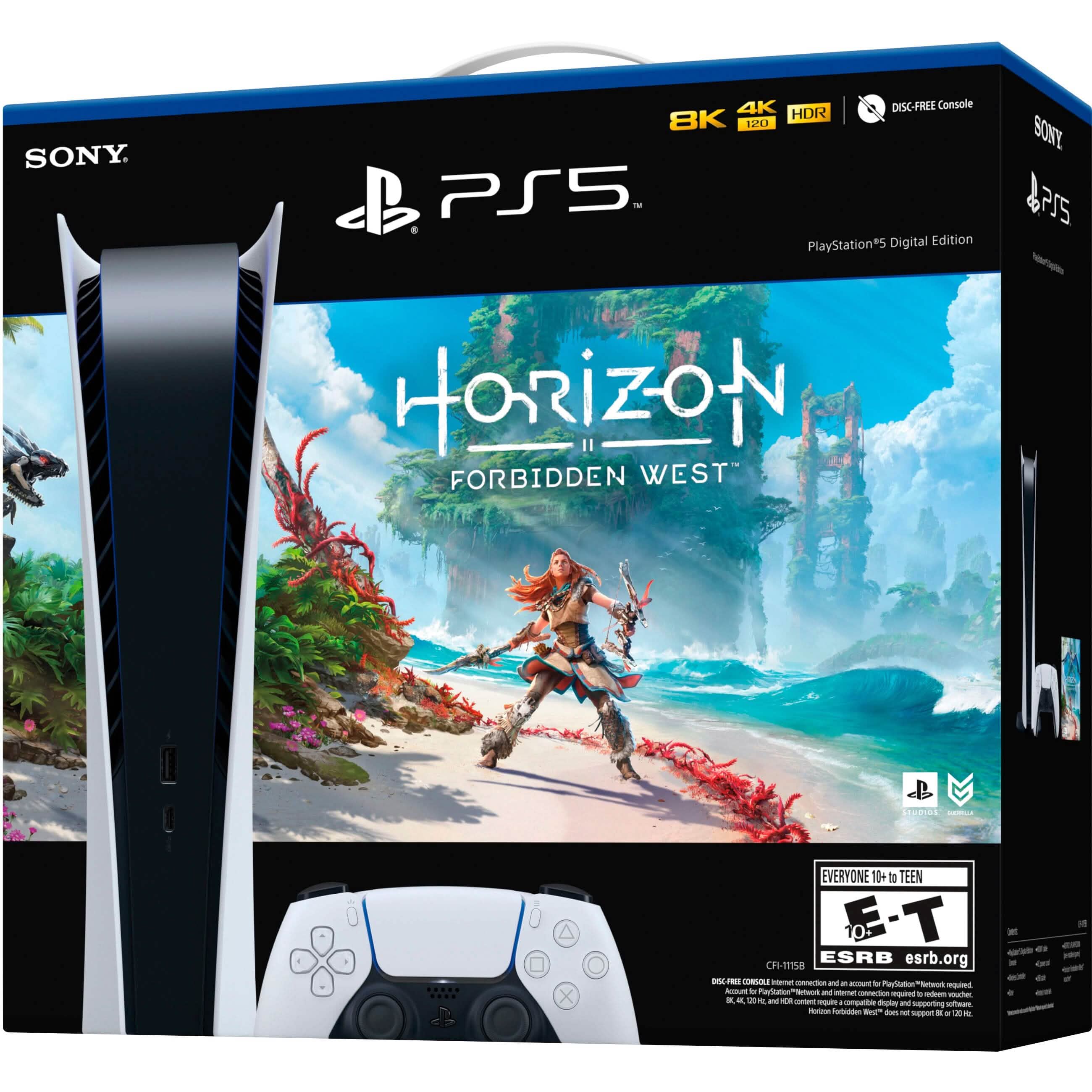 Sony PlayStation 5 Digital Edition – Horizon Forbidden West Bundle