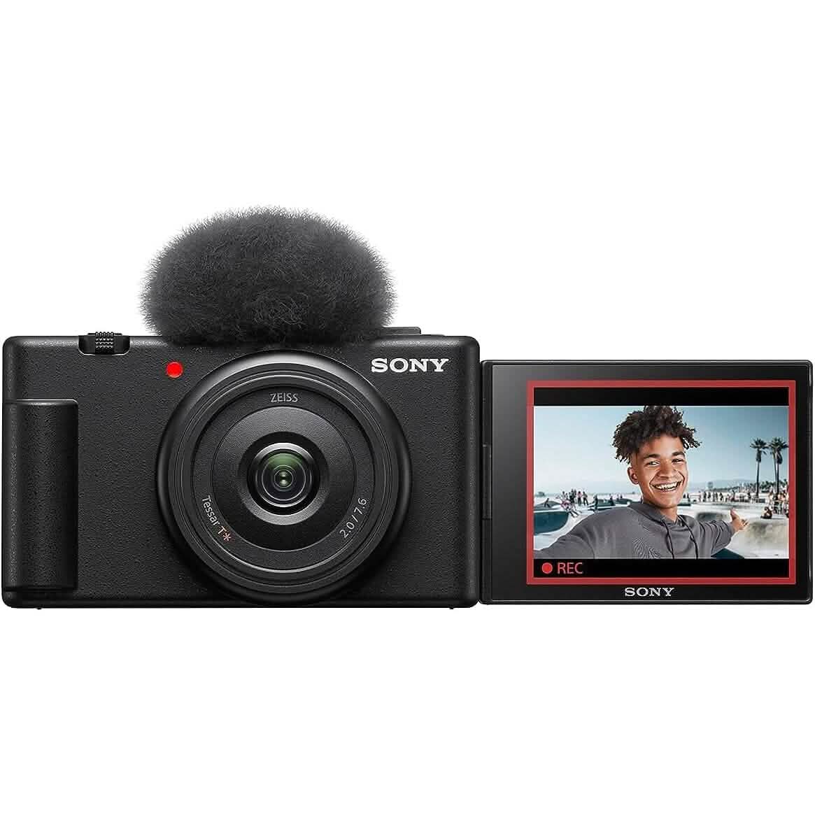 Appareil photo vlog Sony ZV-1F pour créateurs de contenu et vlogueurs Noir (reconditionné)