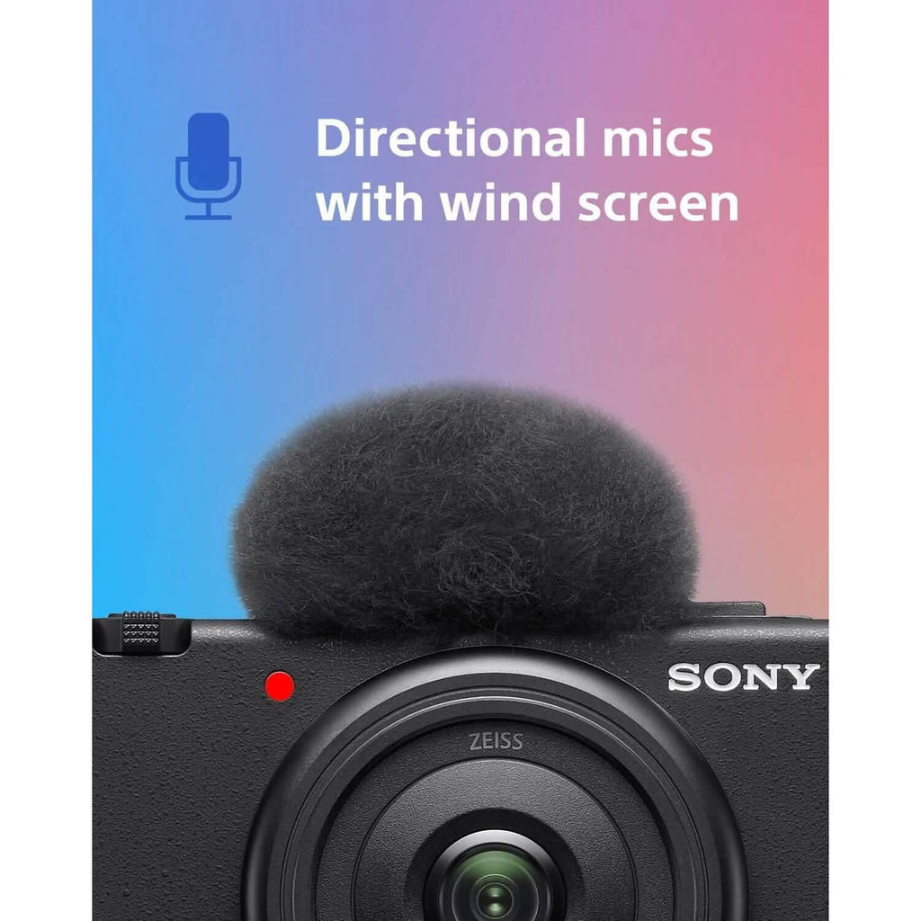 Appareil photo vlog Sony ZV-1F pour créateurs de contenu et vlogueurs Noir (reconditionné)