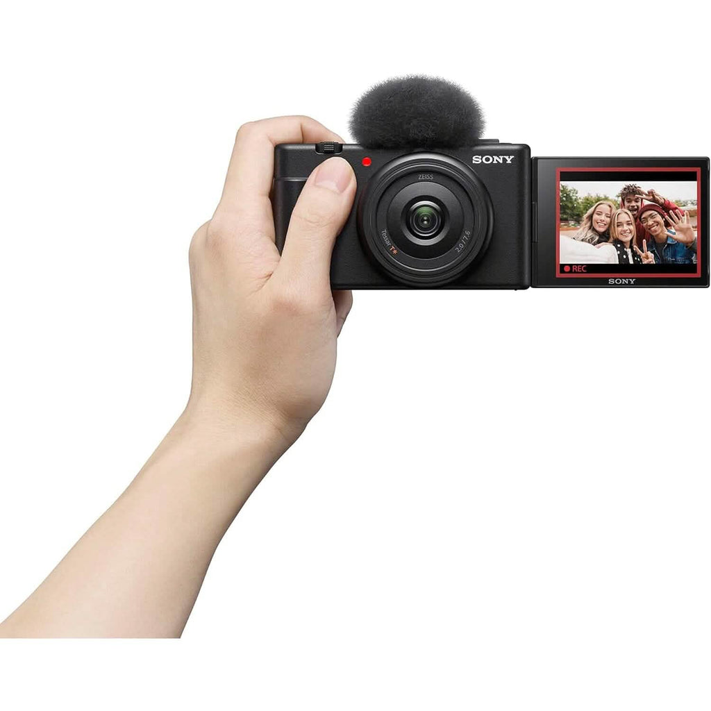 Appareil photo vlog Sony ZV-1F pour créateurs de contenu et vlogueurs Noir (reconditionné)