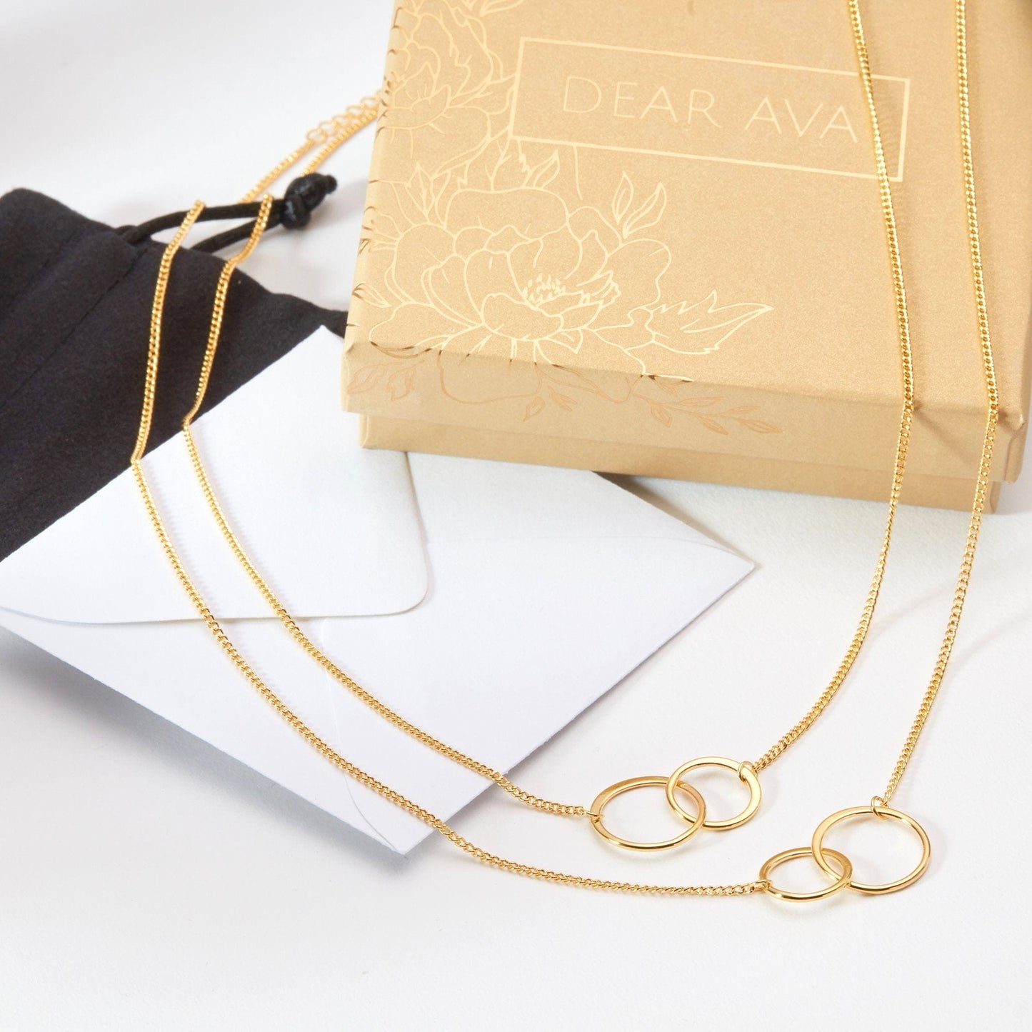 Soul Sisters Double Circles Necklace Set