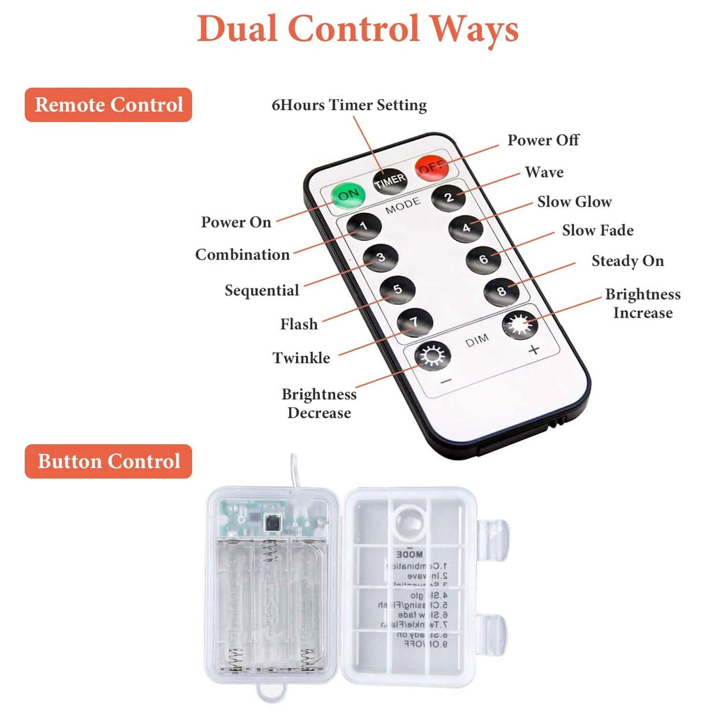 Spider Web Light with Hairy Spider 70LED Battery Powered Remote Control 8 Lighting Modes