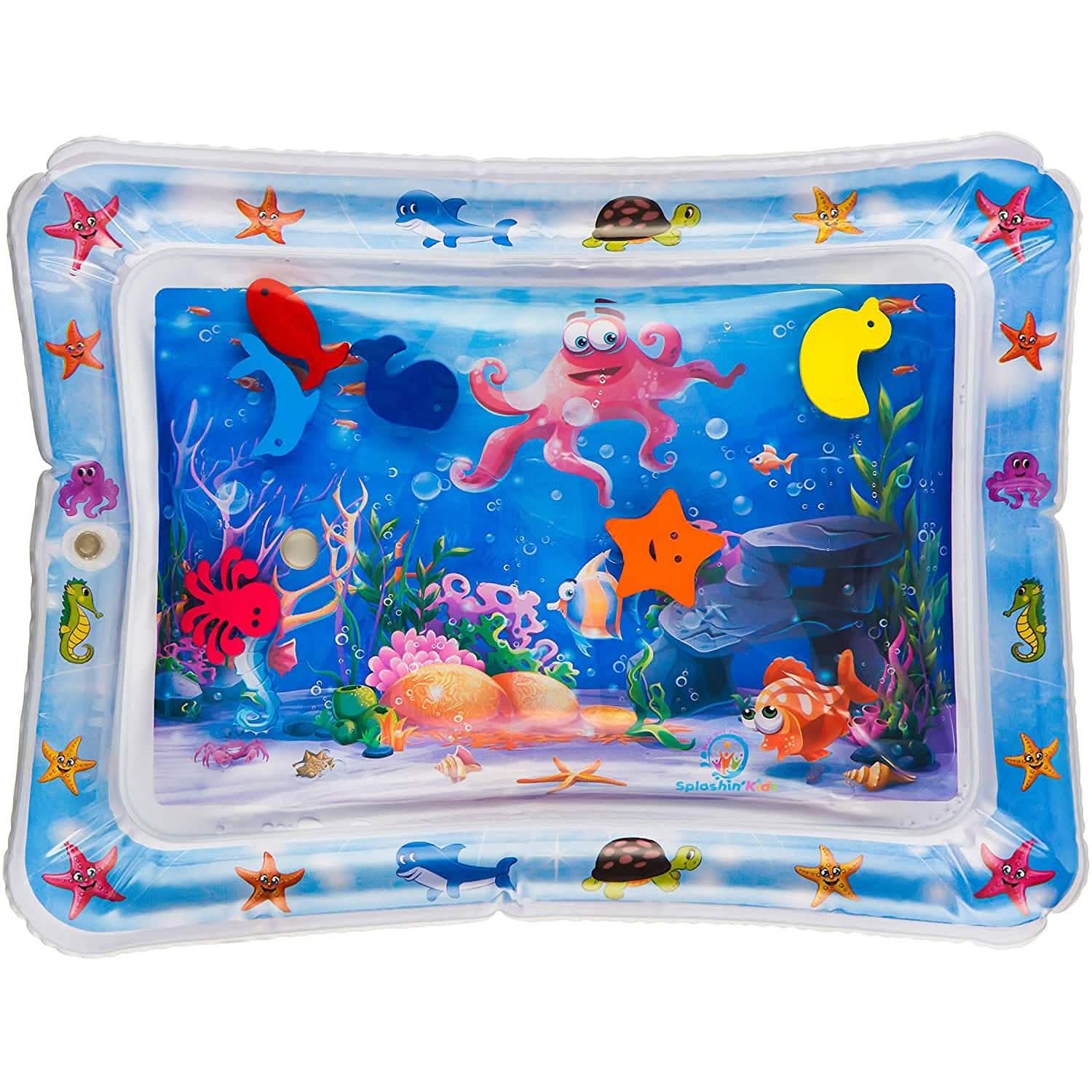 Tapis de jeu aquatique gonflable haut de gamme Splashin' Kids pour bébés et tout-petits