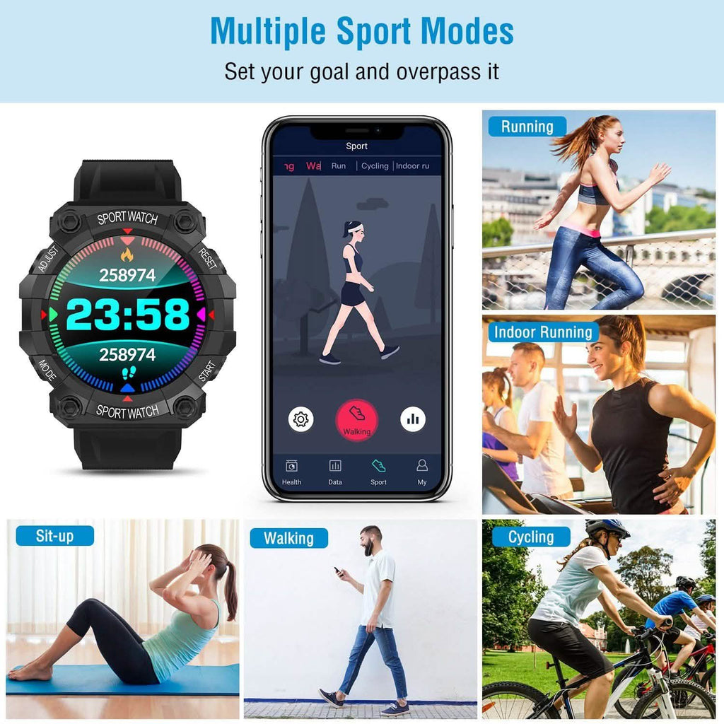 Sport Bracelet with Heart Rate Blood Pressure Sleep Monitor