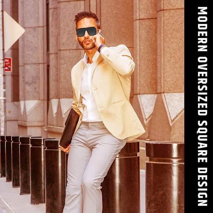 Lunettes de soleil polarisées de sport pour hommes