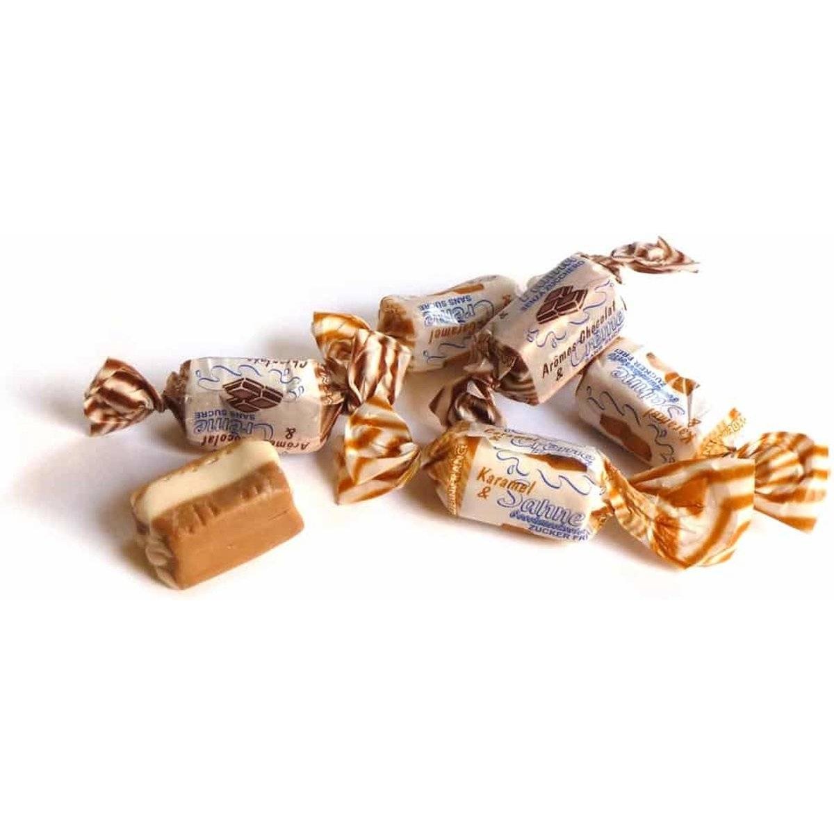 Andy Anand Sugar-Free Creamy Taffy Toffee, 33 pc, 7 oz – Caramel, Chocolate & Coffee, Gluten-Free, Made in Europe, Diabetic-Friendly Gift