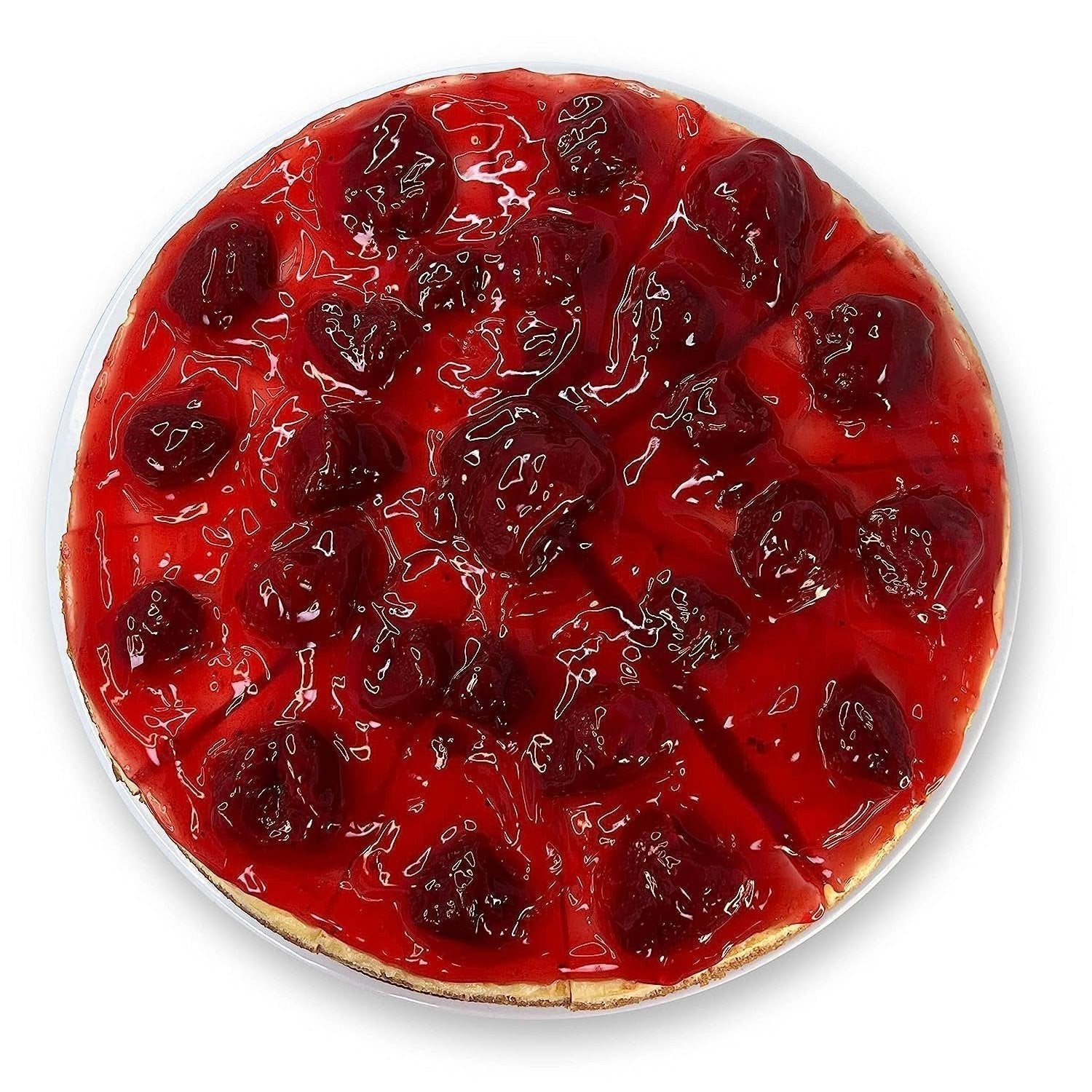 Andy Anand Fresh Strawberry Cheesecake, 9-Inch, 3.4 lb – Handcrafted with Real California Cream Cheese, No Preservatives, Birthday Gift Box