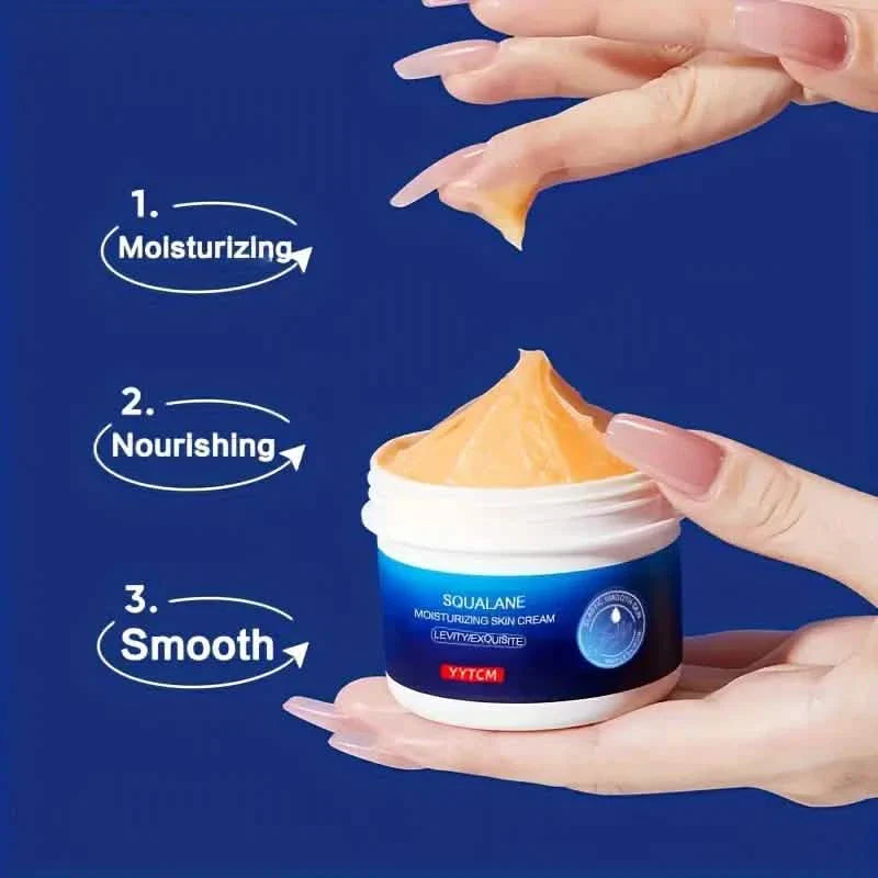 Crème hydratante au squalane pour les pieds et les mains secs et gercés
